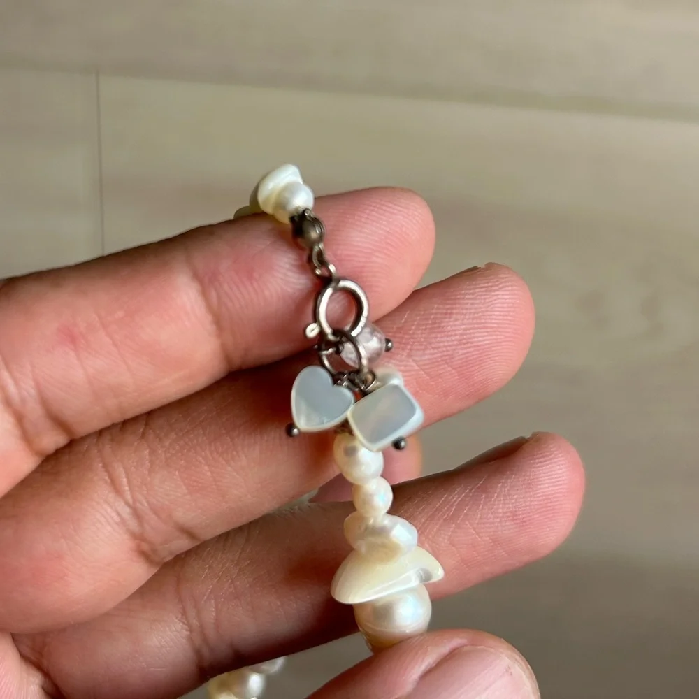 Clear Quartz and Pearl, and another of Pearl Bracelet - Picture 7 of 8